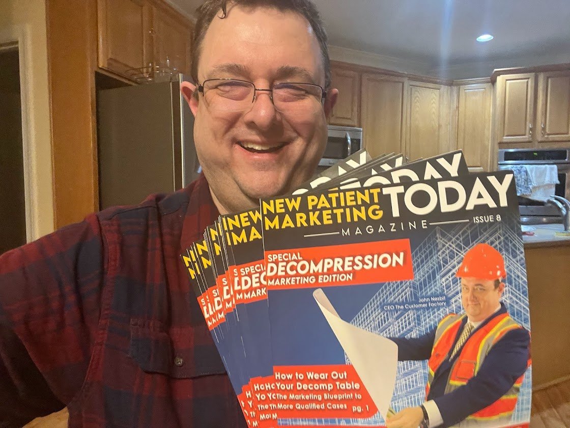 John Nesbit with New Patient Today Magazine